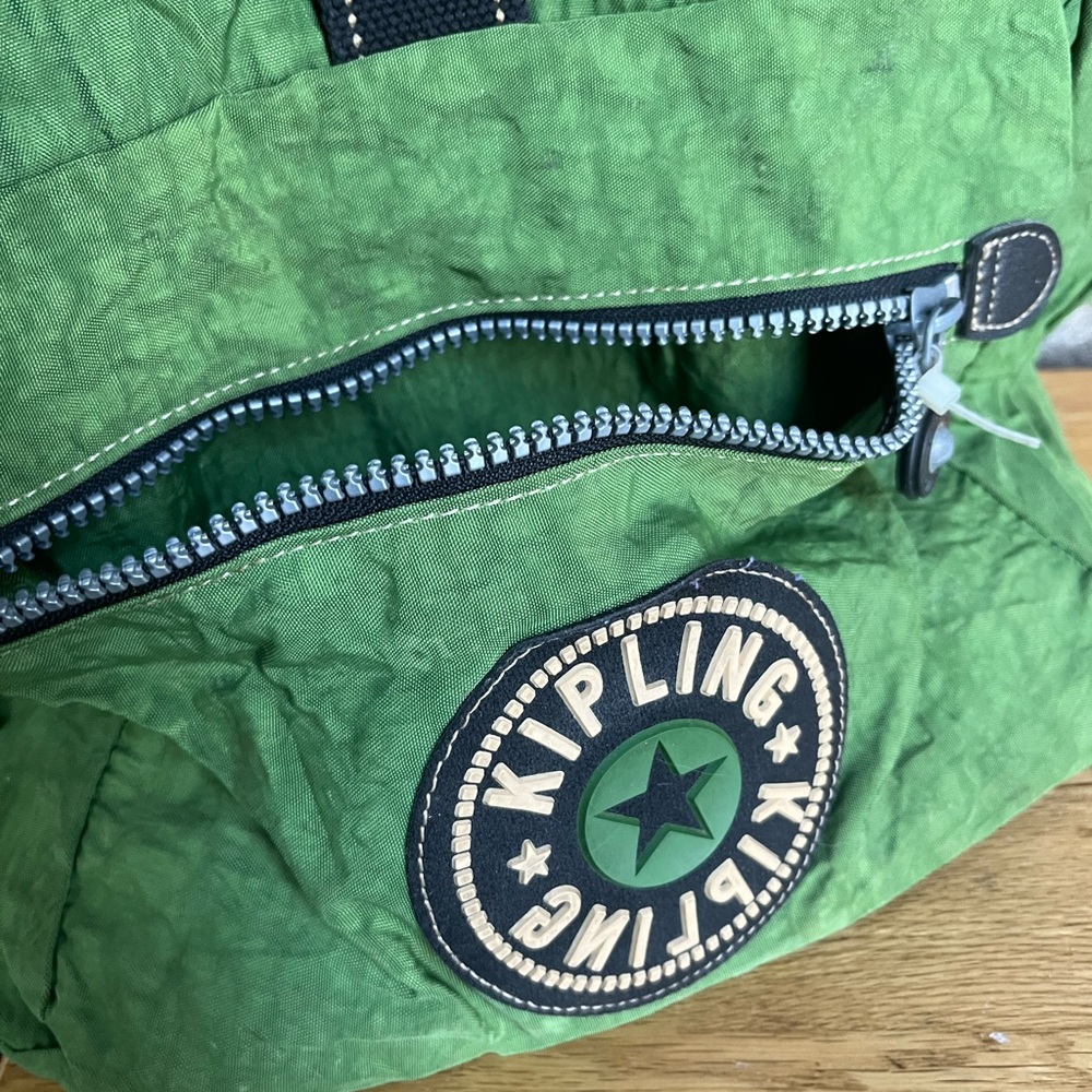 Kipling Backpack Bag Vintage Nylon Drawstring - Picture 3 of 6